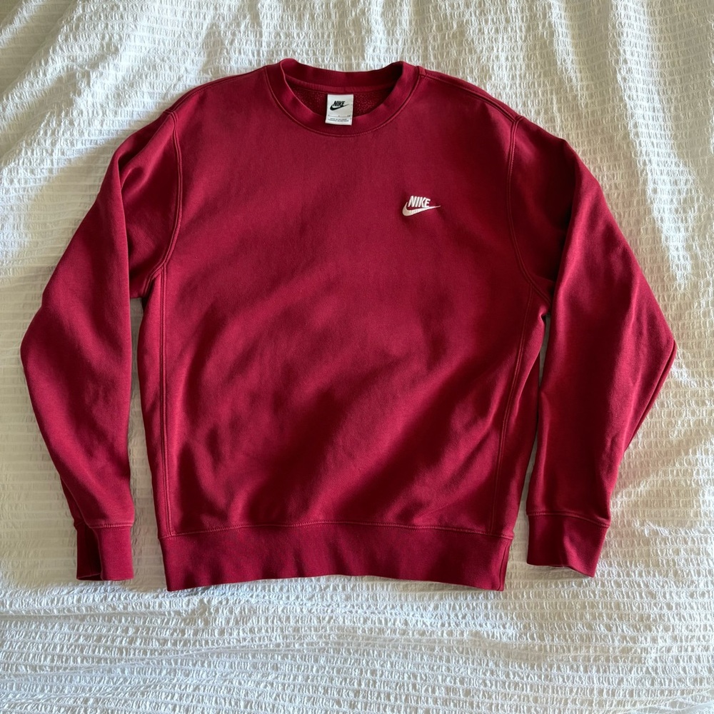 Nike burgundy sweater